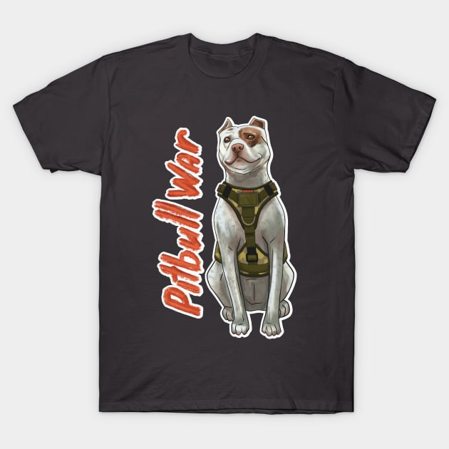 pitbull war tactical dog T-Shirt by IrynaPas